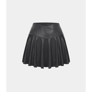 NWT Halara Cloudful High Waisted Crossover 2-in-1 Side Pocket Foil Skirt